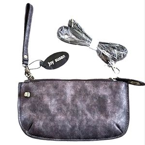 Joy Susan versatile wristlet,hand bag,crossbody bag. NWT.